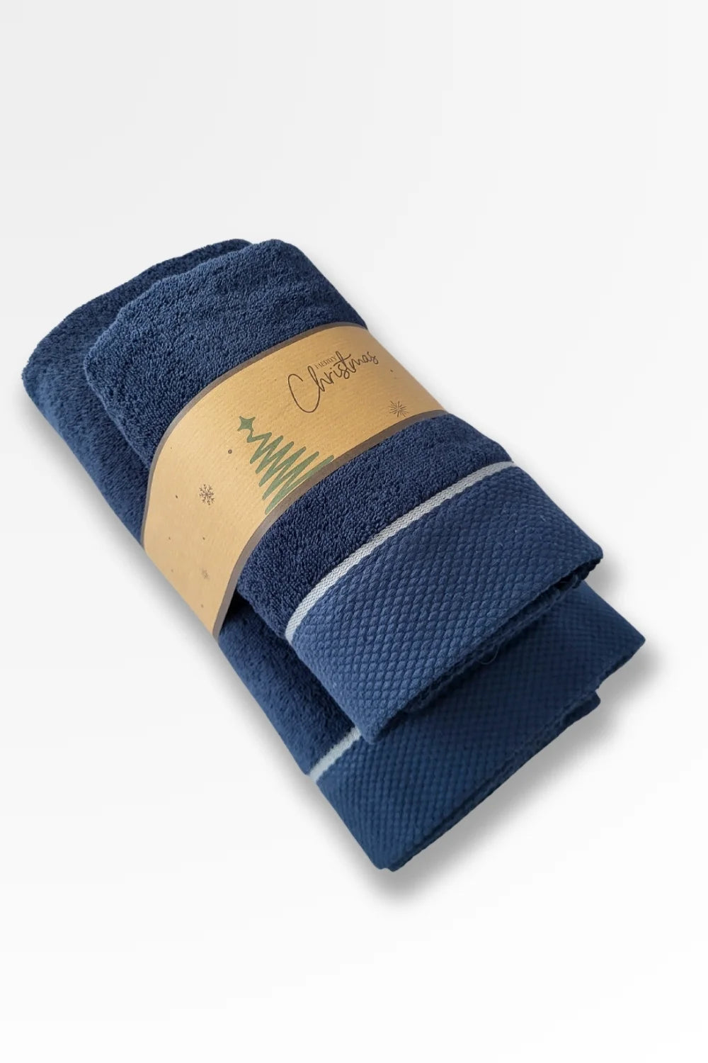 Belmanetti Premium Terry Towel Elegant Border in Beige - Free delivery available