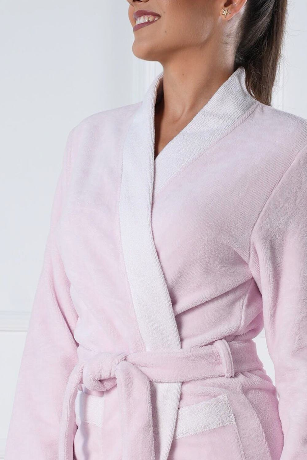 Belmanetti Bamboo Blend Long Kimono Robe in Gray Blue - Perfect for slow mornings