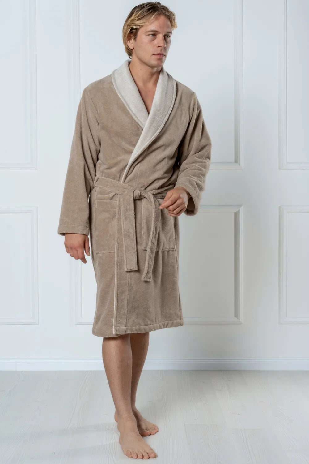Men’s Shawl Collar Bamboo Blend Robe