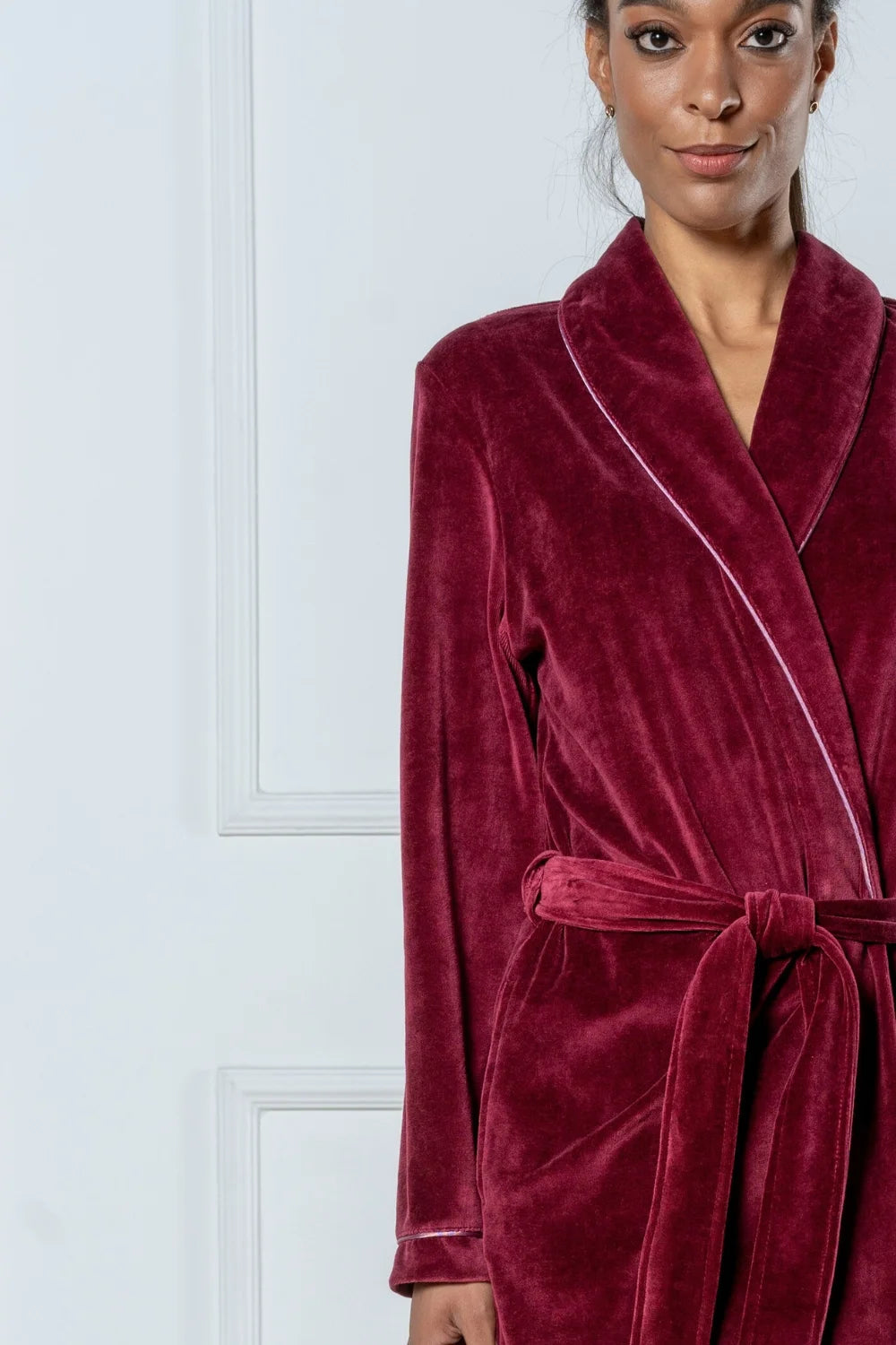 Extra Long Luxurious Modal Velour Bathrobe