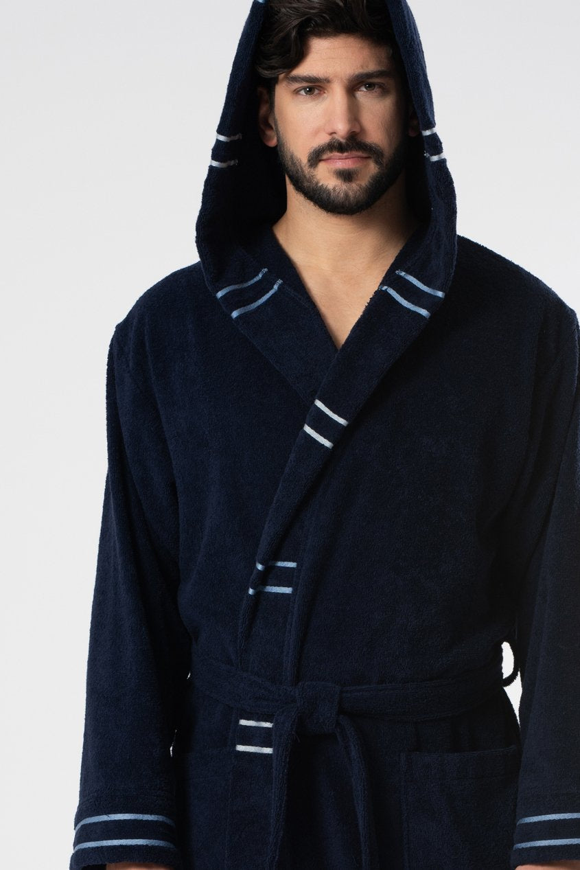 Belmanetti Unisex Cozy Cotton Terry Bathrobe in White - Everyday spa comfort