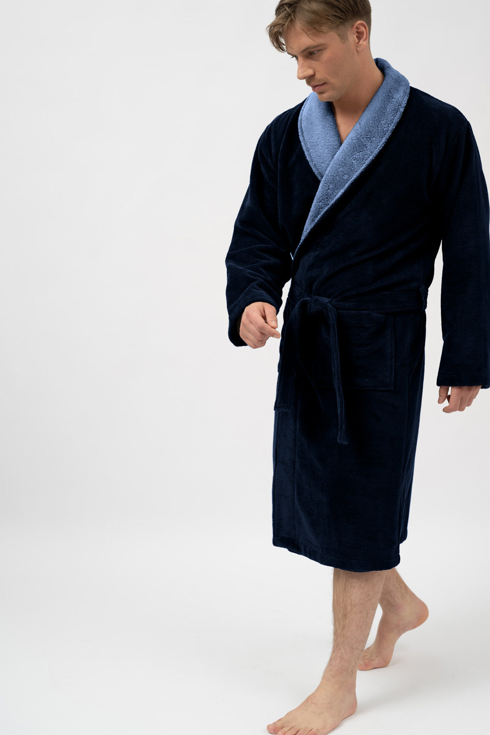 Men’s Shawl Collar Bamboo Blend Robe
