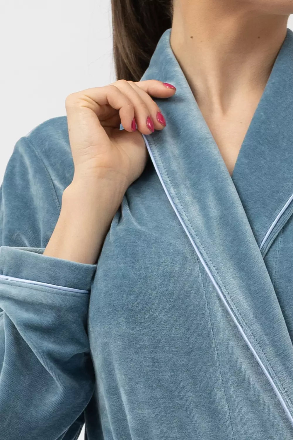 Extra Long Luxurious Modal Velour Bathrobe