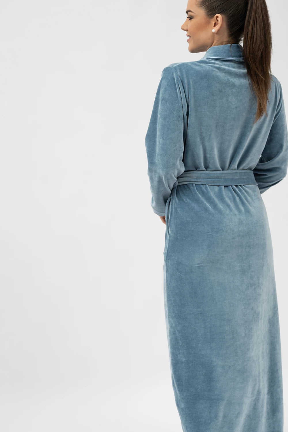 Extra Long Luxurious Modal Velour Bathrobe