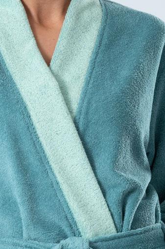 Belmanetti Bamboo Blend Long Kimono Robe in Peach - Eco-friendly materials