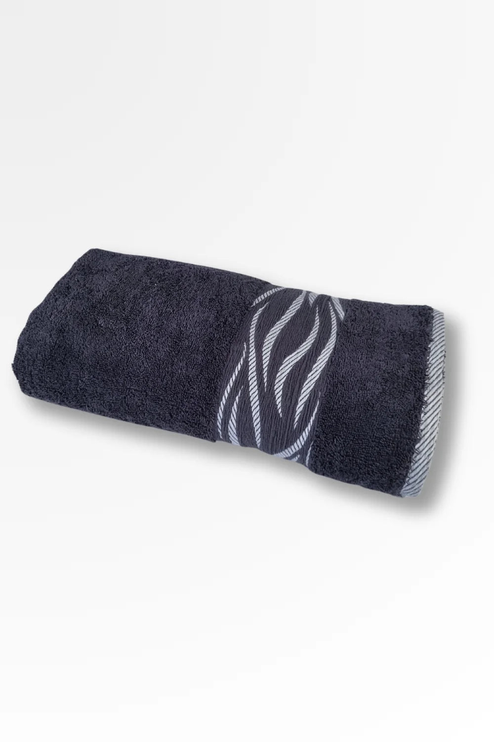 Premium Cotton Terry Towel Wave Design