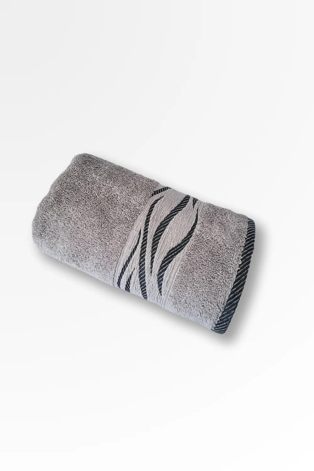 Premium Cotton Terry Towel Wave Design