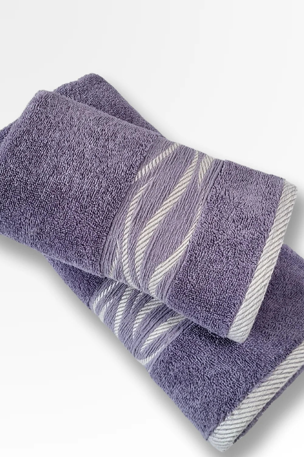 Premium Cotton Terry Towel Wave Design