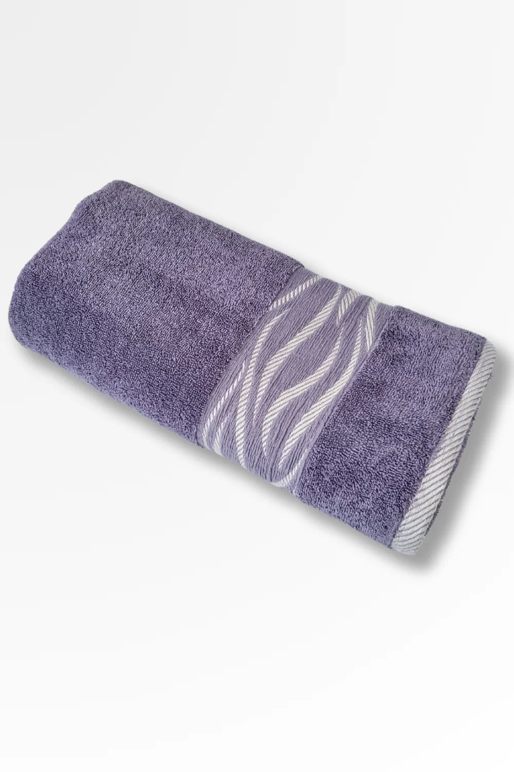 Premium Cotton Terry Towel Wave Design