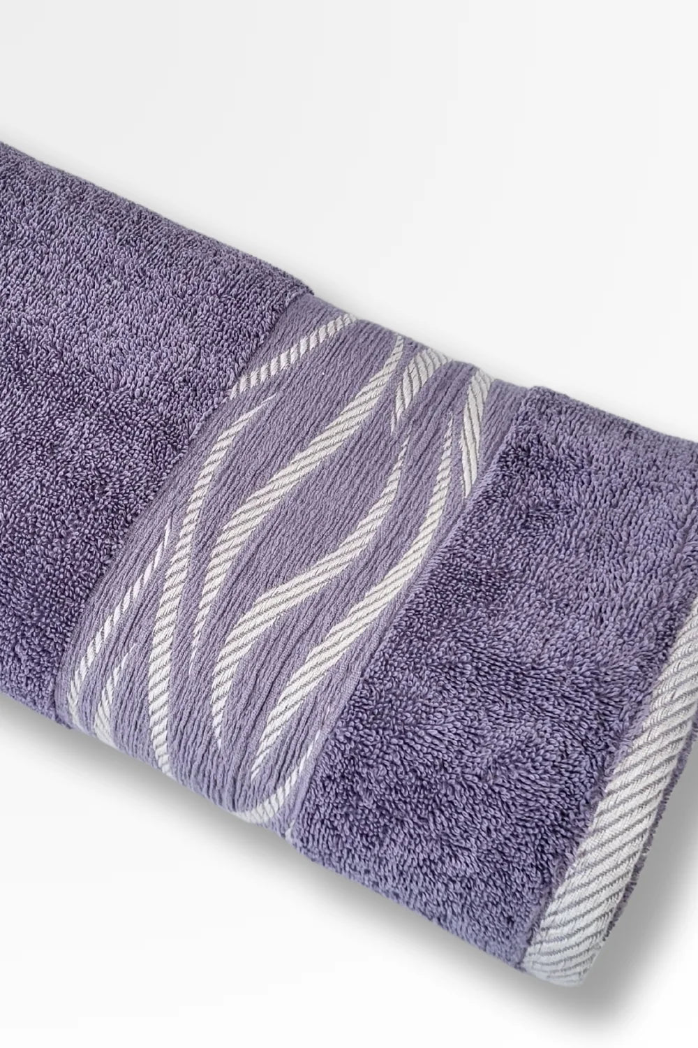 Premium Cotton Terry Towel Wave Design