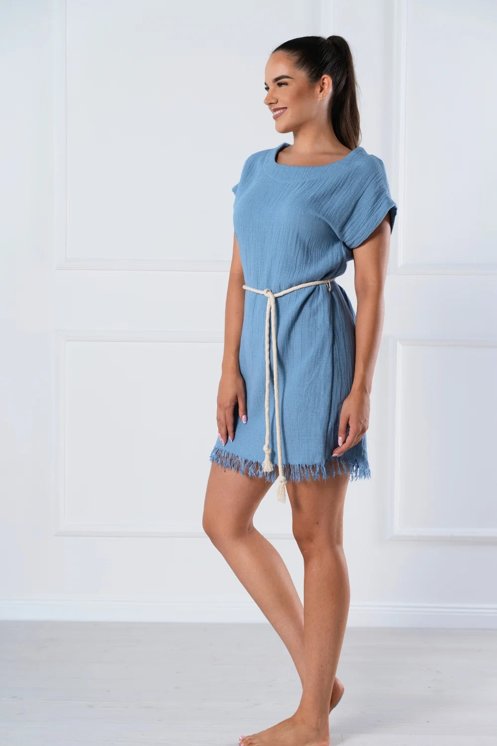 2-Layer Muslin Summer Dress – Bamboo-Cotton Blend