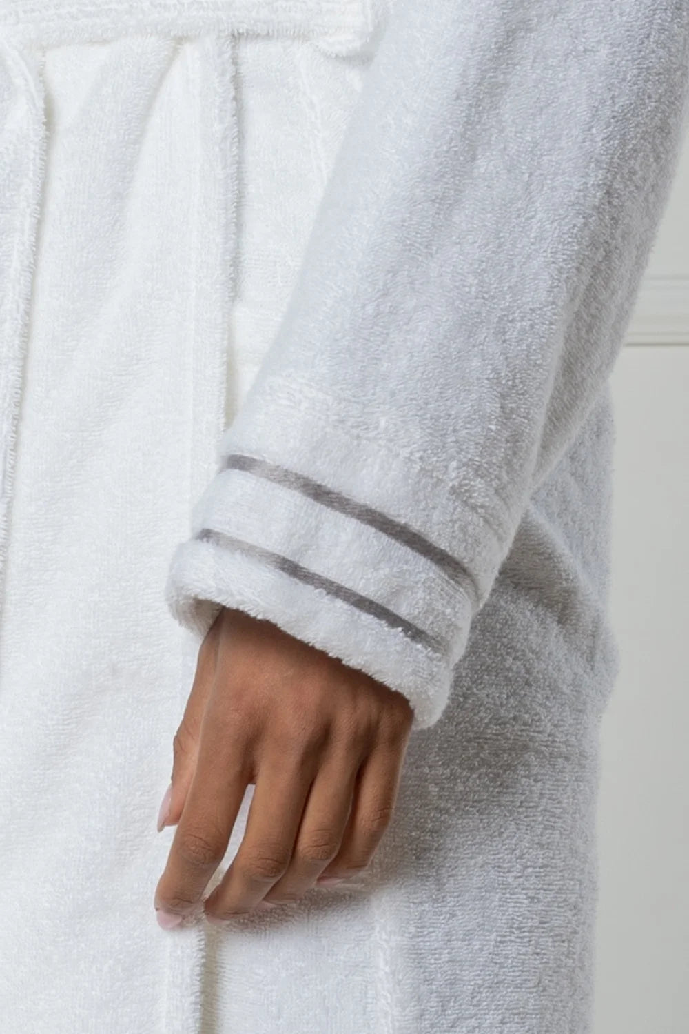 Premium Cotton Terry Bathrobe with Shawl Collar