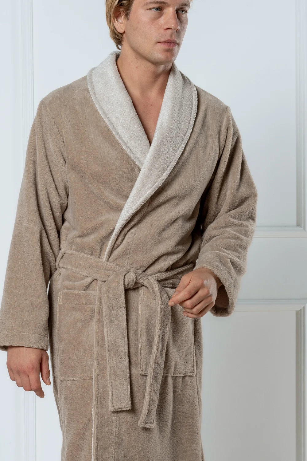 Men’s Shawl Collar Bamboo Blend Robe