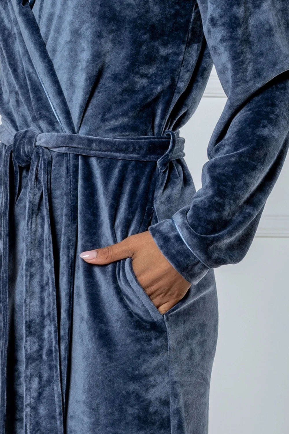 Extra Long Luxurious Modal Velour Bathrobe