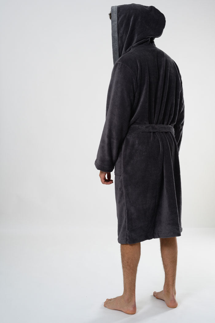 Hooded Men Bamboo Blend Robe