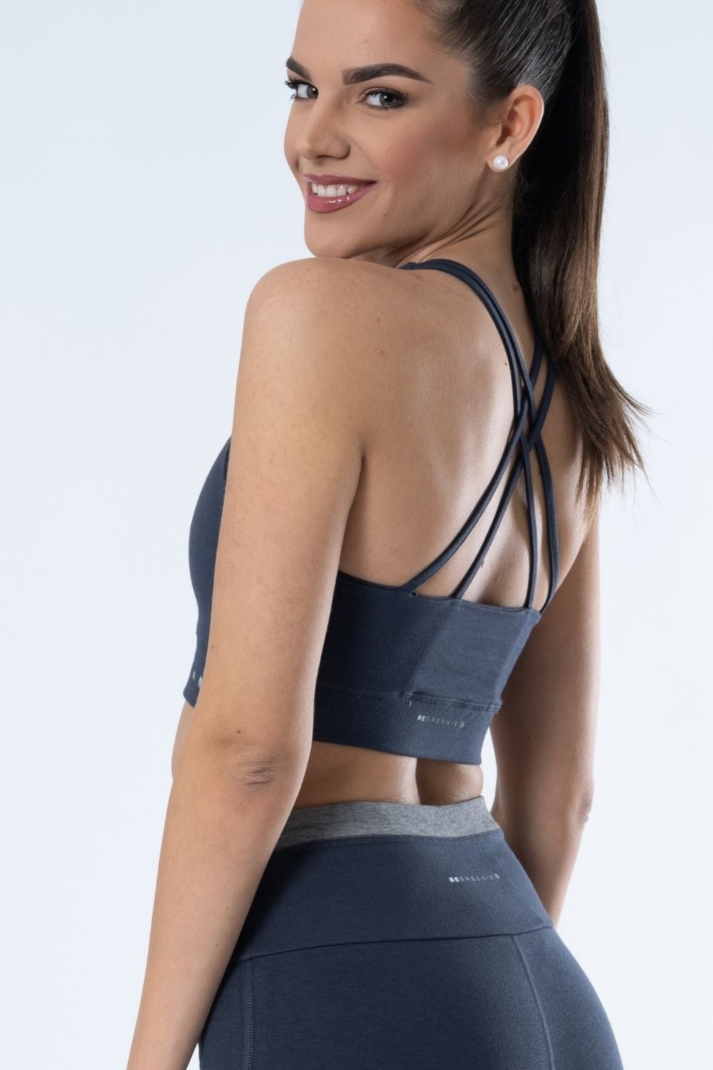 Eco-Luxe Bamboo Sport Bra with Straps