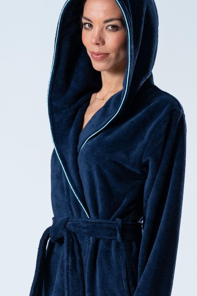 Luxe Hooded Bamboo Blend Robe