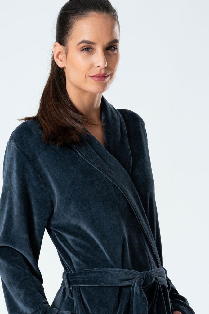 Extra Long Luxurious Modal Velour Bathrobe