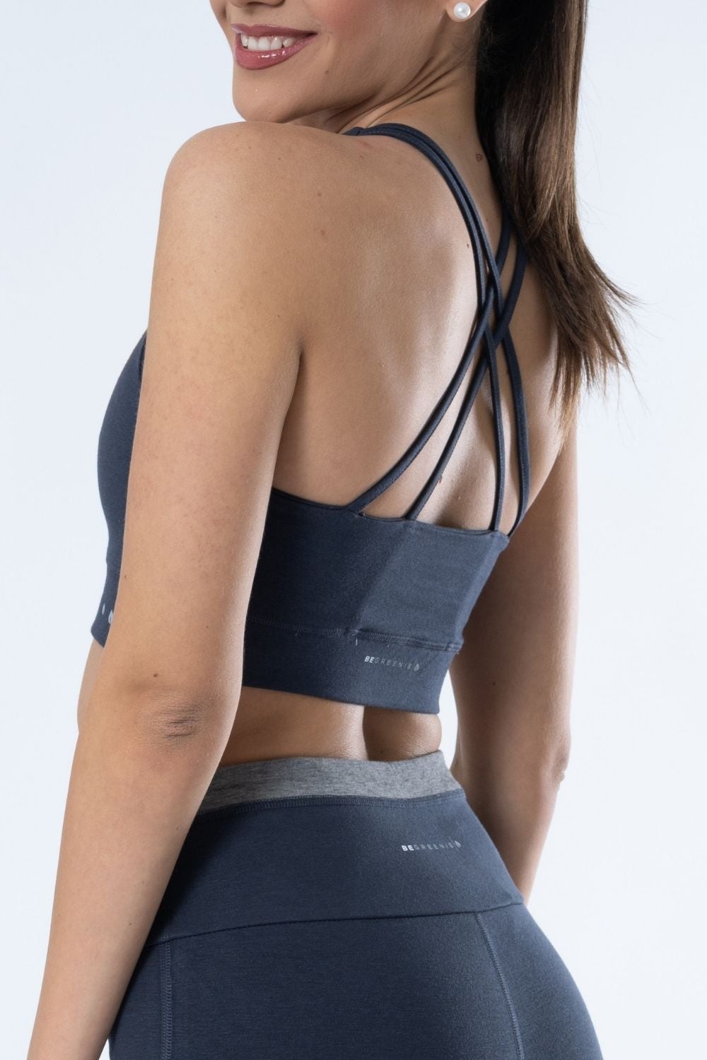 Eco-Luxe Bamboo Sport Bra with Straps