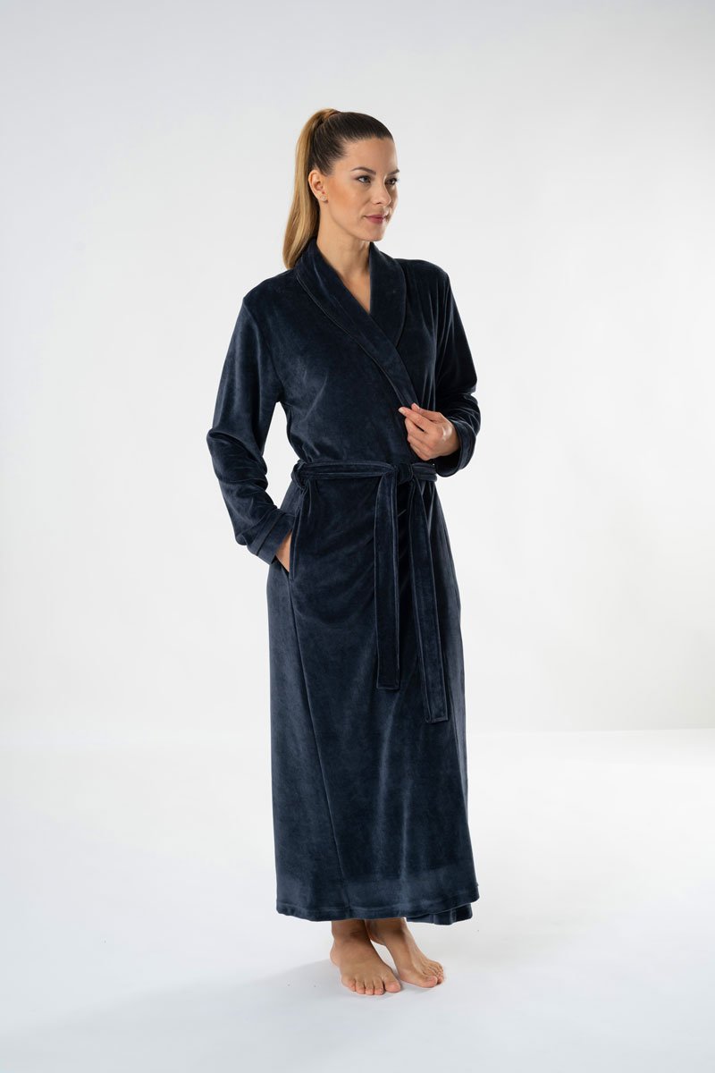 Extra Long Luxurious Modal Velour Bathrobe