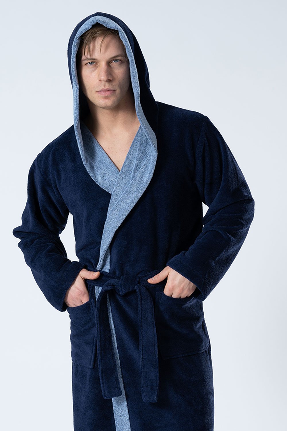 Hooded Men Bamboo Blend Robe