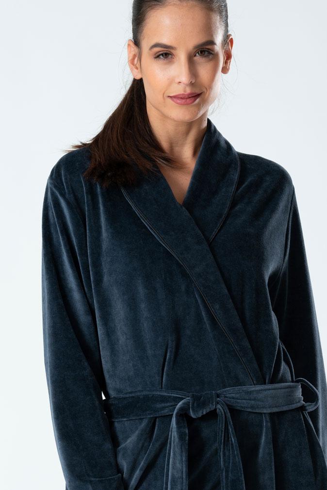 Extra Long Luxurious Modal Velour Bathrobe