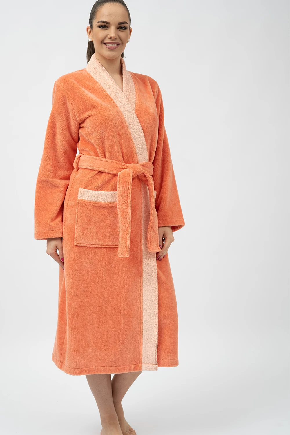 Bamboo Blend Long Kimono Robe