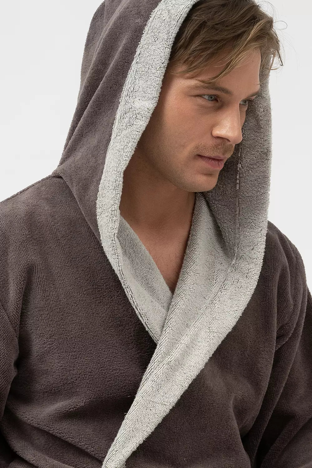 Hooded Men Bamboo Blend Robe