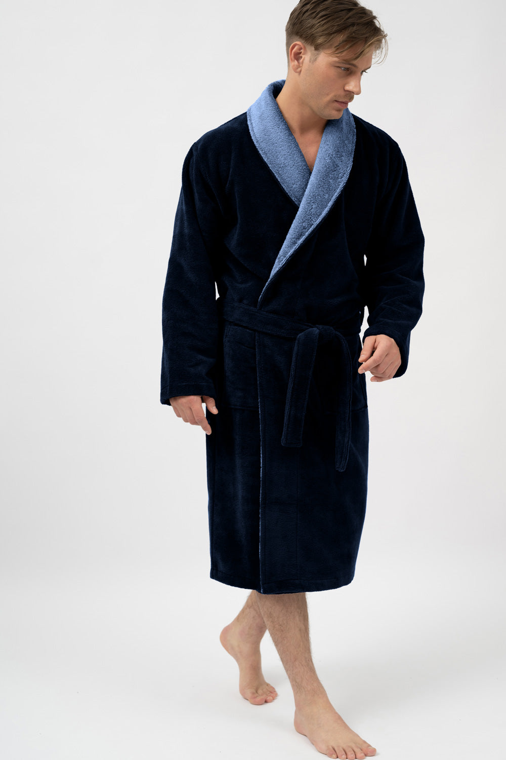 Men’s Shawl Collar Bamboo Blend Robe