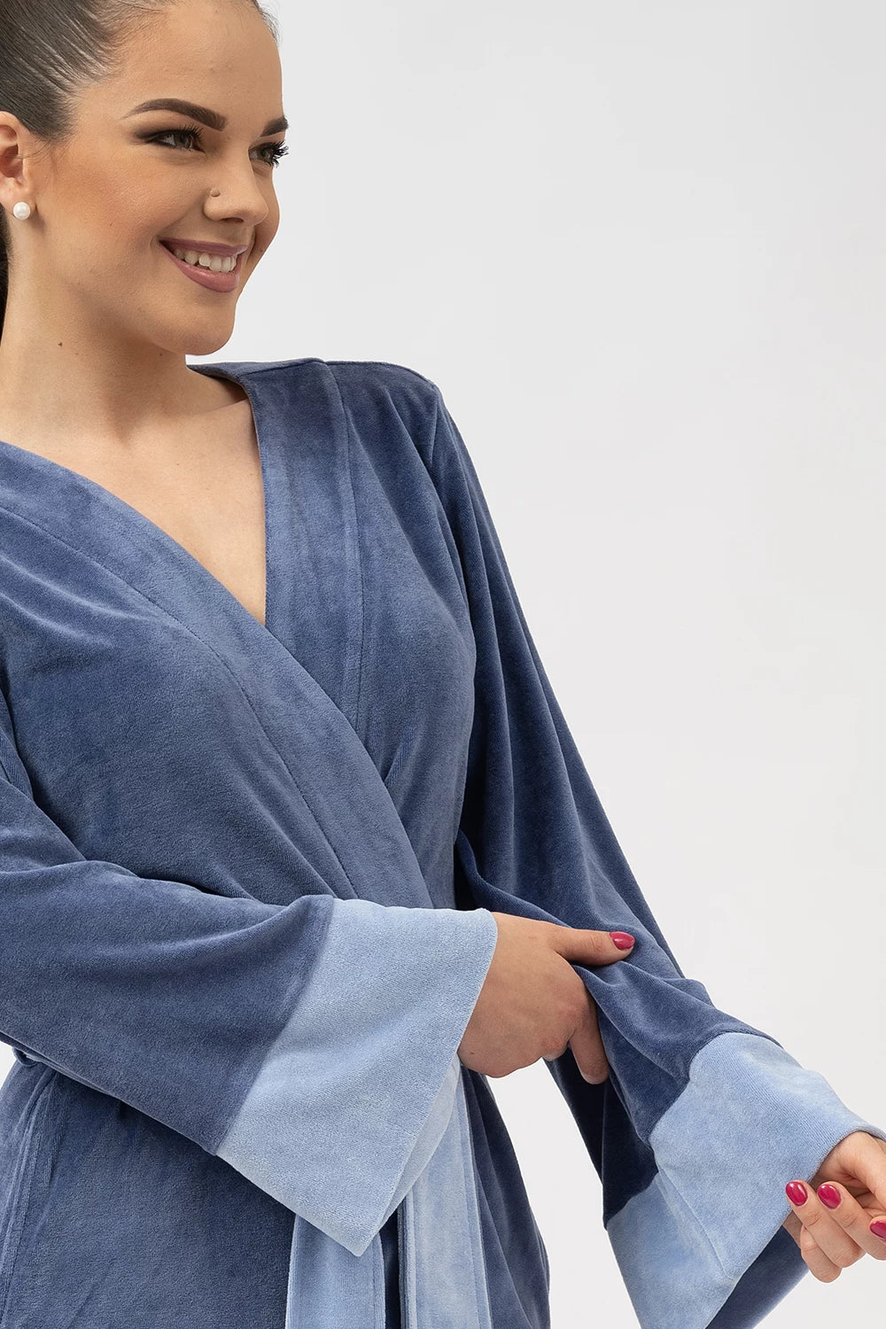 Extra Long Japanese Style Bamboo Kimono Robe