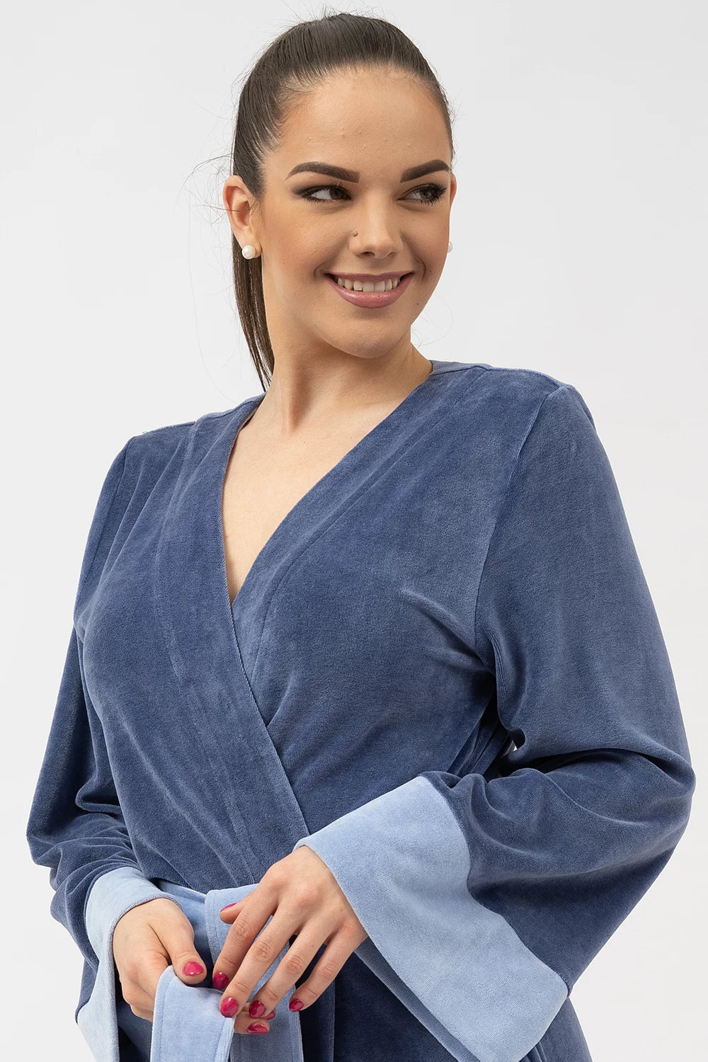 Extra Long Japanese Style Bamboo Kimono Robe