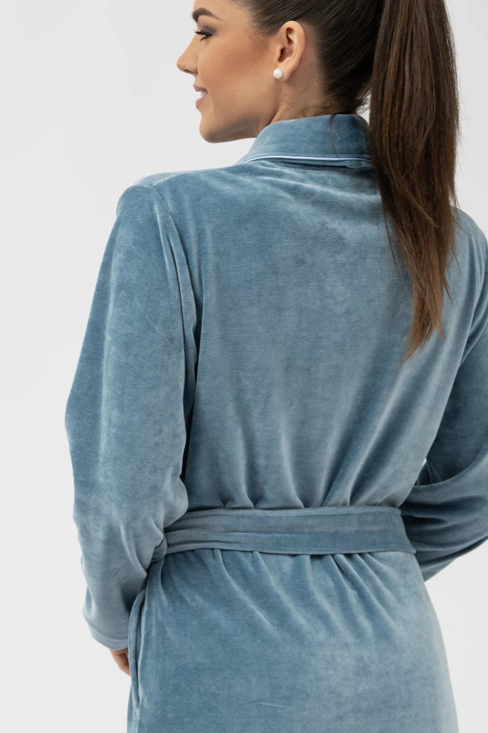 Extra Long Luxurious Modal Velour Bathrobe