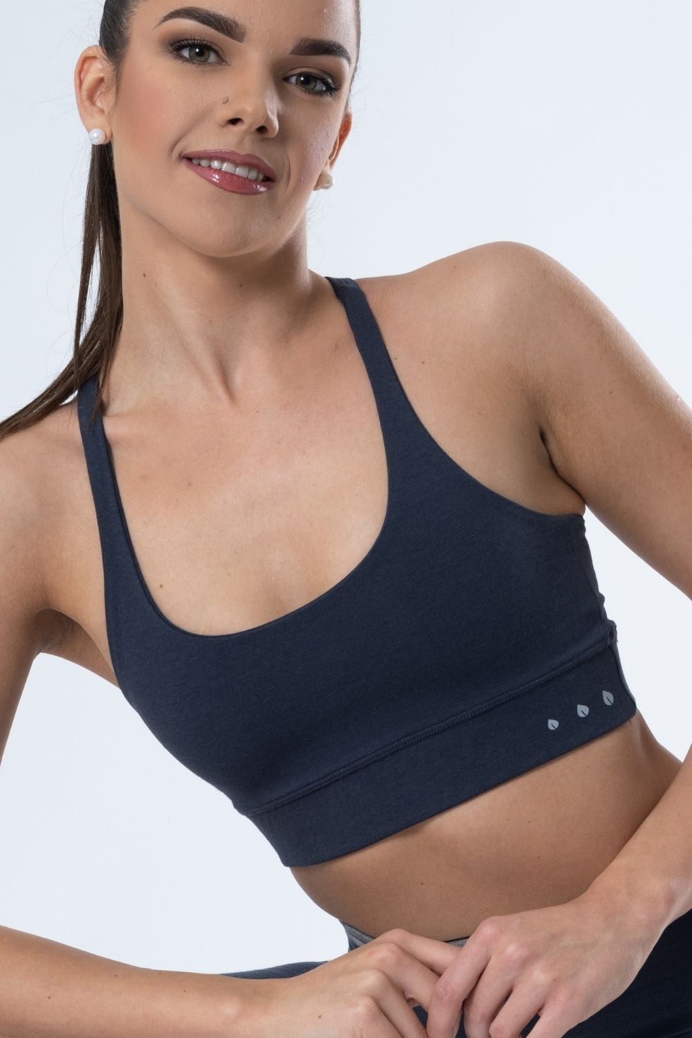 Eco-Luxe Bamboo Sport Bra with Straps