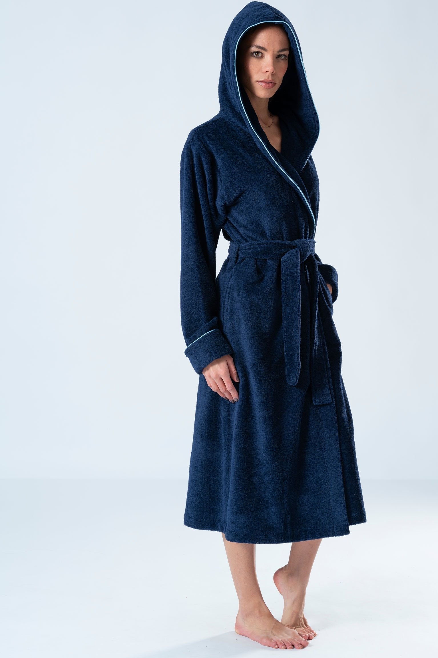 Luxe Hooded Bamboo Blend Robe