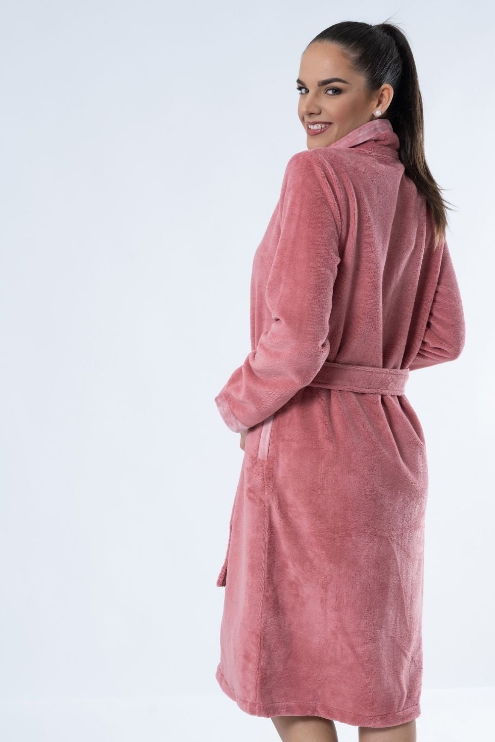 Bamboo-Cotton blend Full-Zip Bathrobe