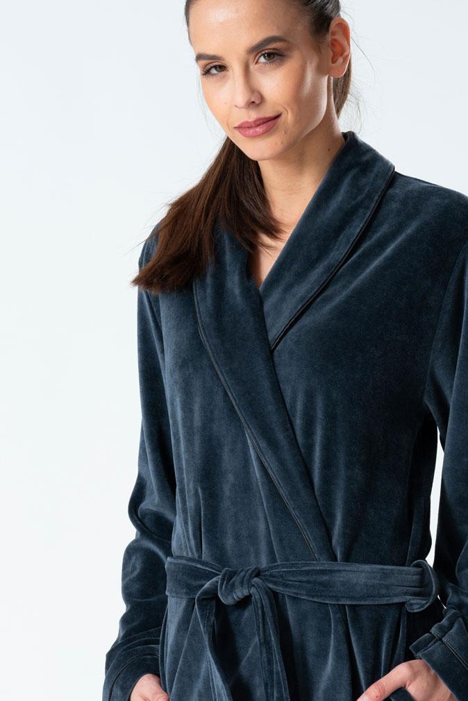 Extra Long Luxurious Modal Velour Bathrobe