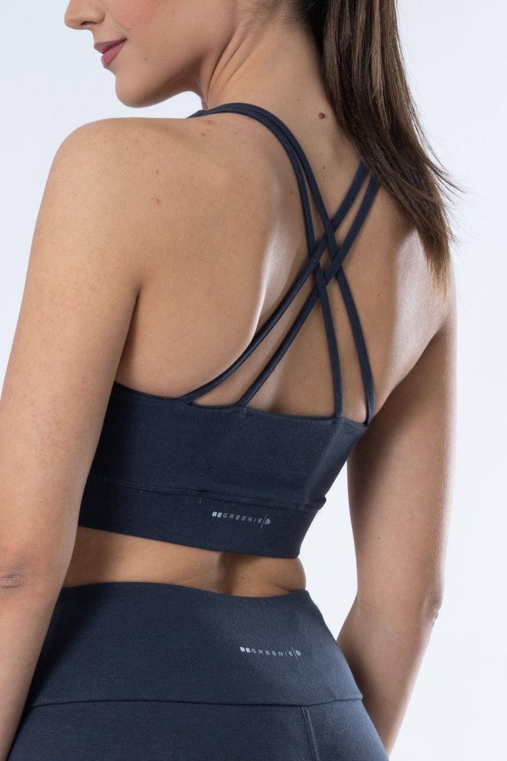 Eco-Luxe Bamboo Sport Bra with Straps