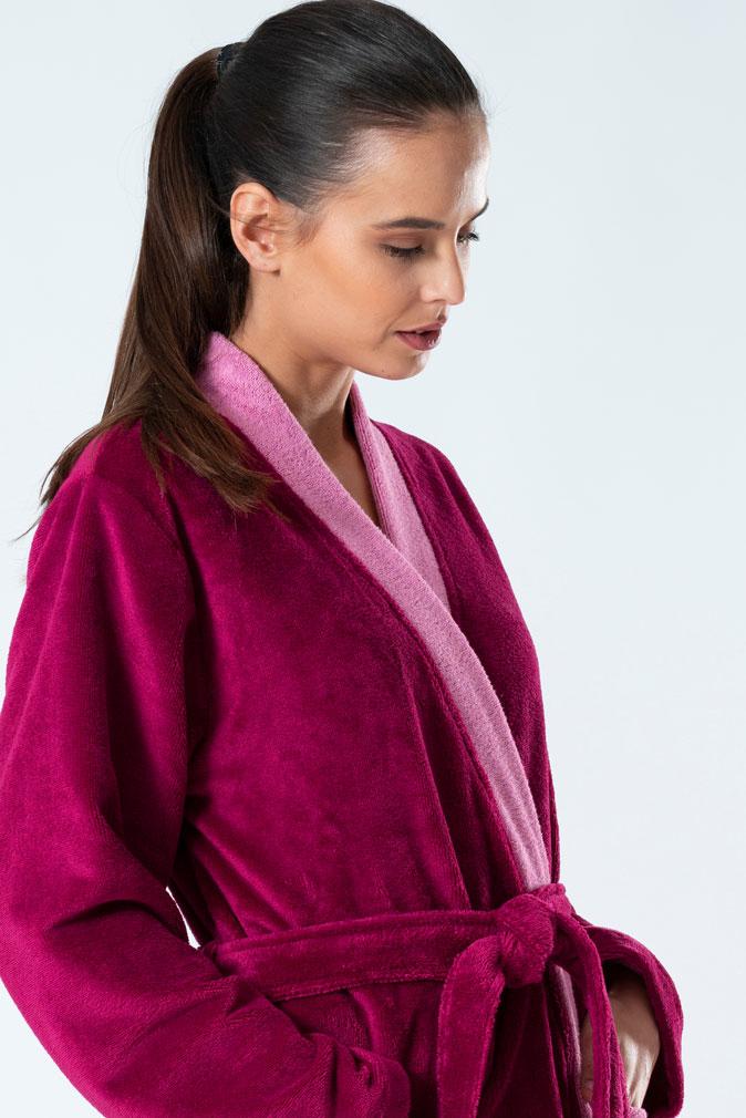 Bamboo Blend Long Kimono Robe